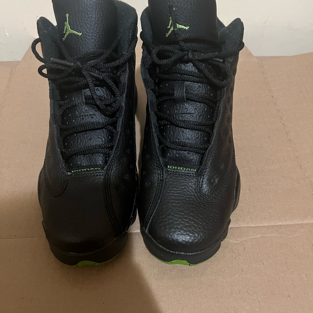 Jordan Retro Altitude Black and Green Shoes